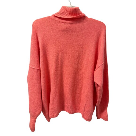 Vince Camuto Pop Pink Turtleneck Sweater Sz XXL Acrylic Blend Womens - Picture 9 of 12